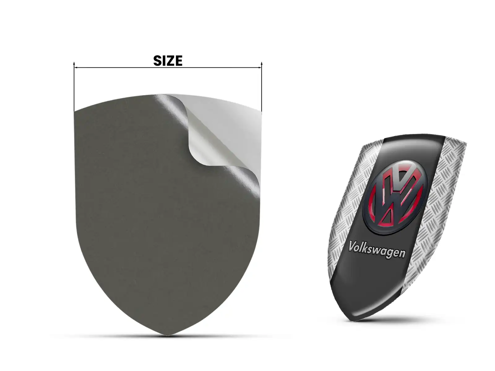 VW Custom Logo Stickers Universal High End Customizable